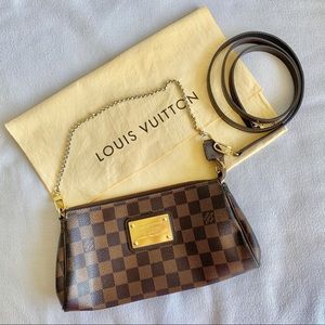 Louis Vuitton Damier Ebene Eva Clutch